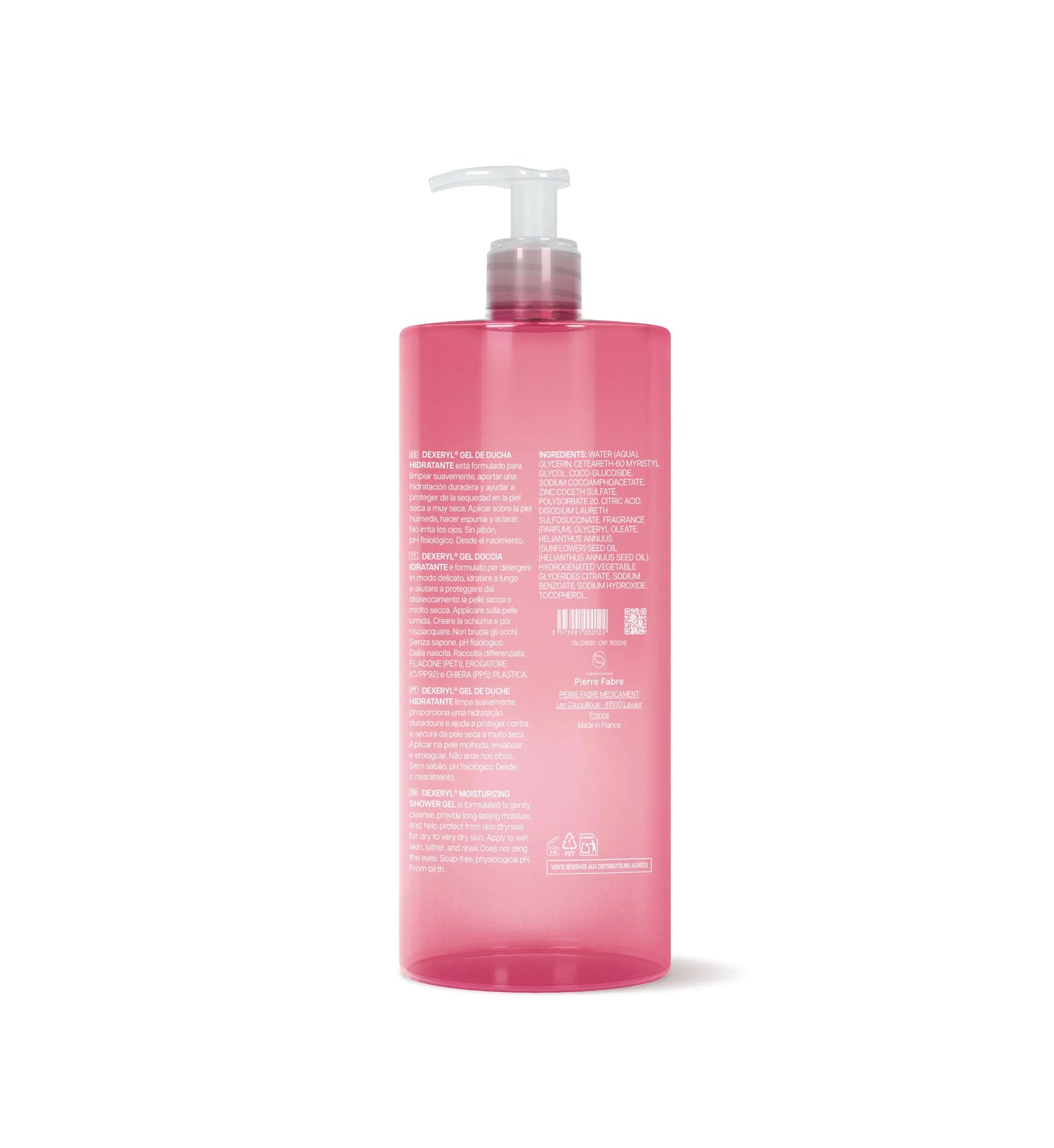 Dexeryl Gel doccia idratante, 1000 ml