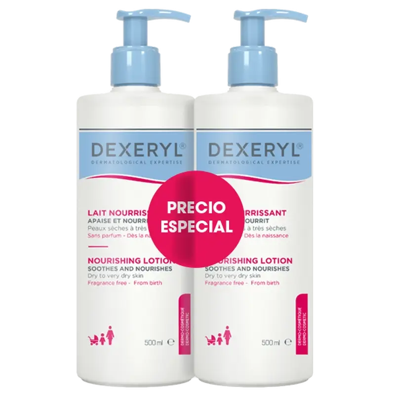 Dexeryl Kit di riparazione Duo Lozione nutriente 500 Ml