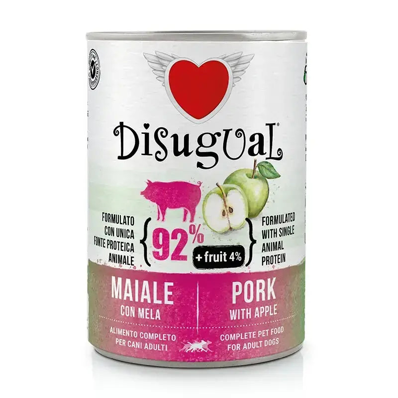 Disugual Fruit Dog Maiale Mela 6X400Gr