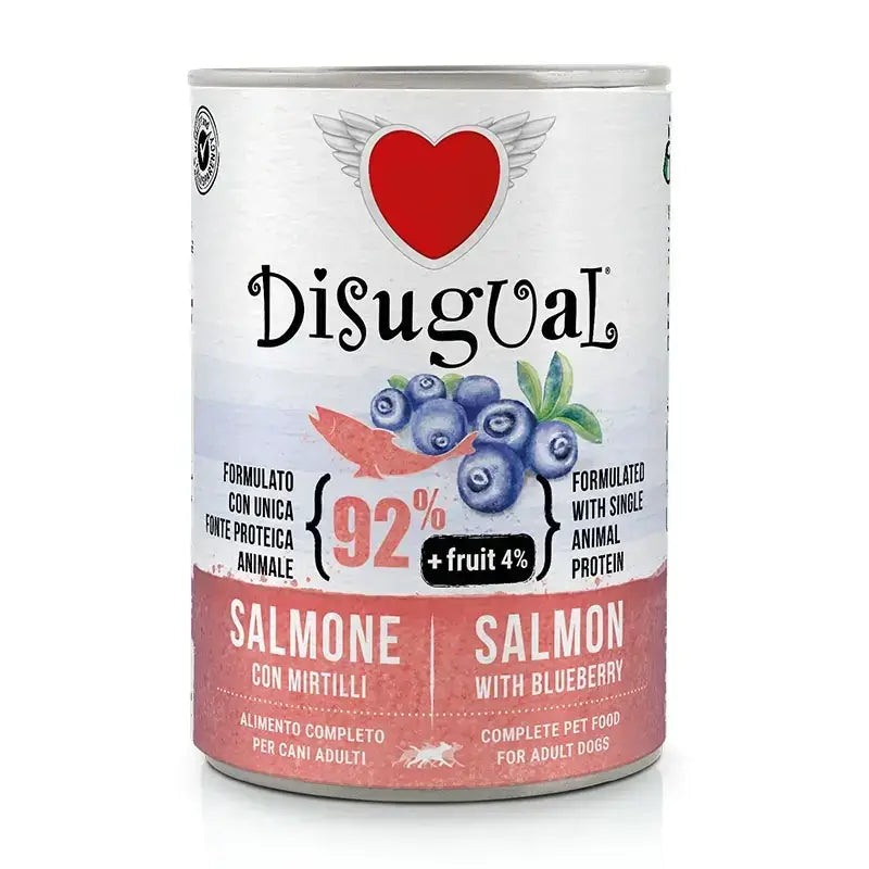 Disugual Fruit Dog Salmone Mirtillo 6X400Gr