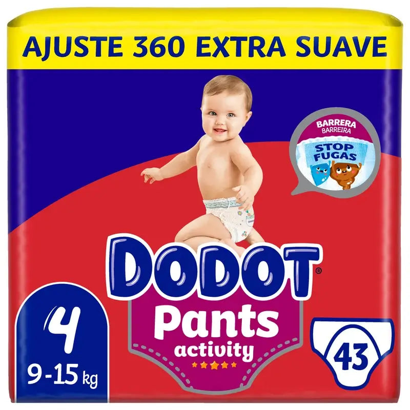 Dodot Pants Activity Taglia 4, 43 Pannolini