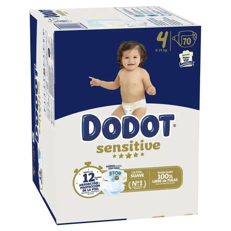 Dodot Sensitive Box Taglia 4, 2x70 pannolini