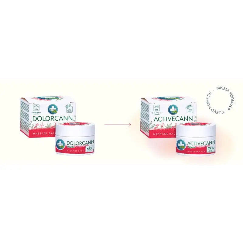 Activecann Sollievo e massaggio alla canapa biologica , 50 ml