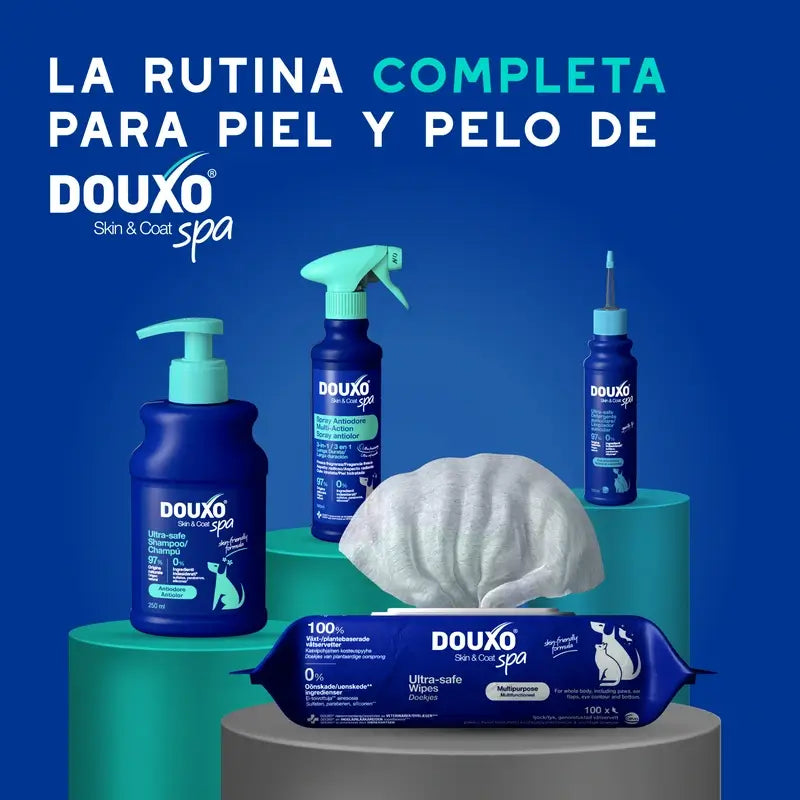 Douxo Skin & Coat Spa Spray multi-azione anti-odore per cani, 340 ml