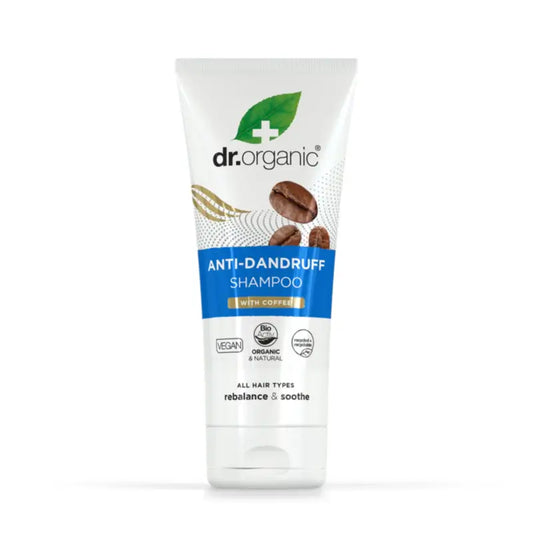 Dr.Organic Shampoo antiforfora al caffè, 200 ml