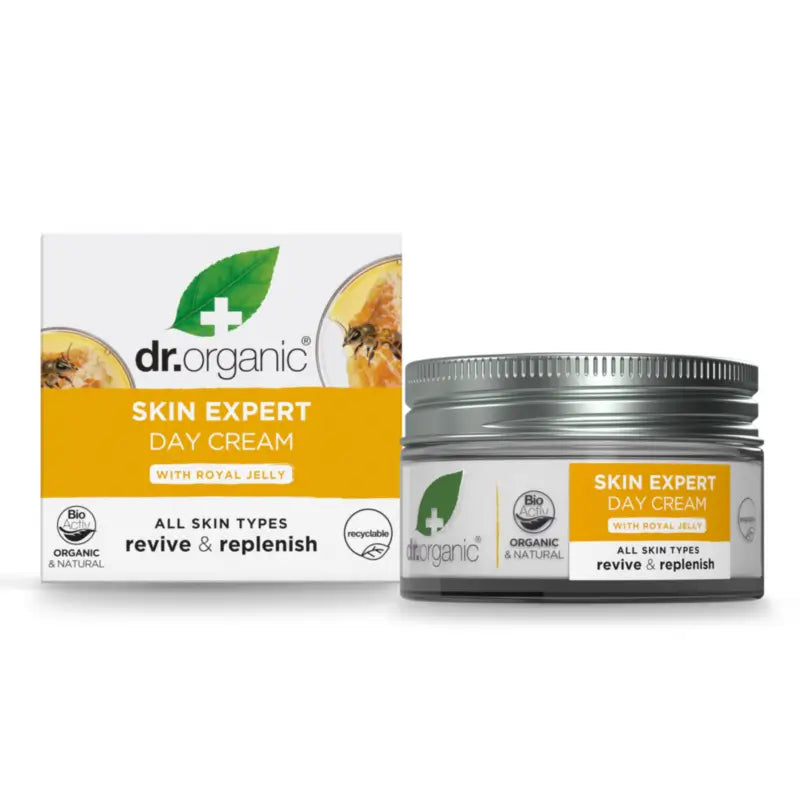 Dr.Organic Crema da giorno Skin Expert con pappa reale, 50 ml