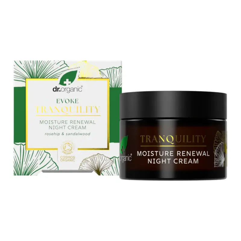 Dr.Organic Crema da notte Evoke Tranquility, 50 ml