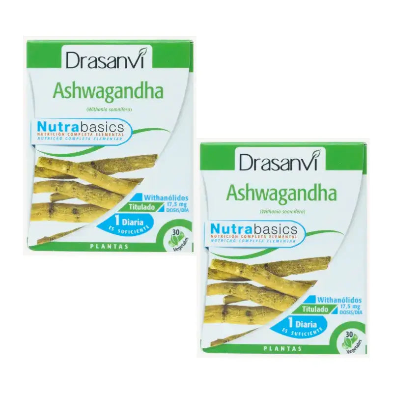 Drasanvi Ashwagandha Nutrabasicos, 2X30 Capsule