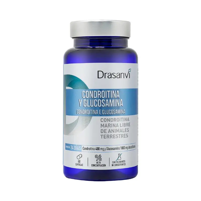 Drasanvi Condroitina+Glucosamina 48 Capsule Bottiglia Nutrabasicos Drasanvi