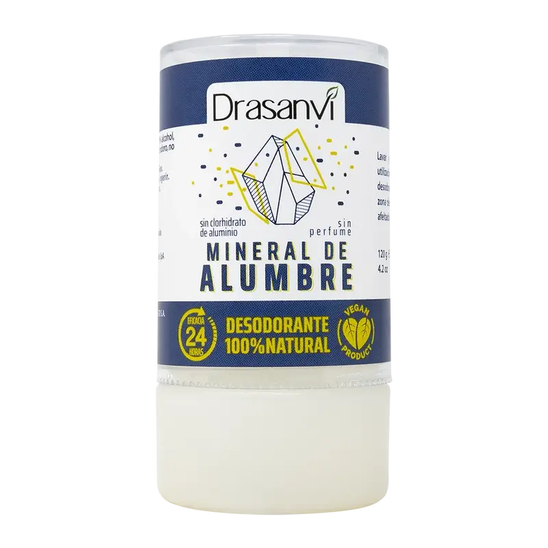 Drasanvi Deodorante allume minerale di cristallo , 120 gr