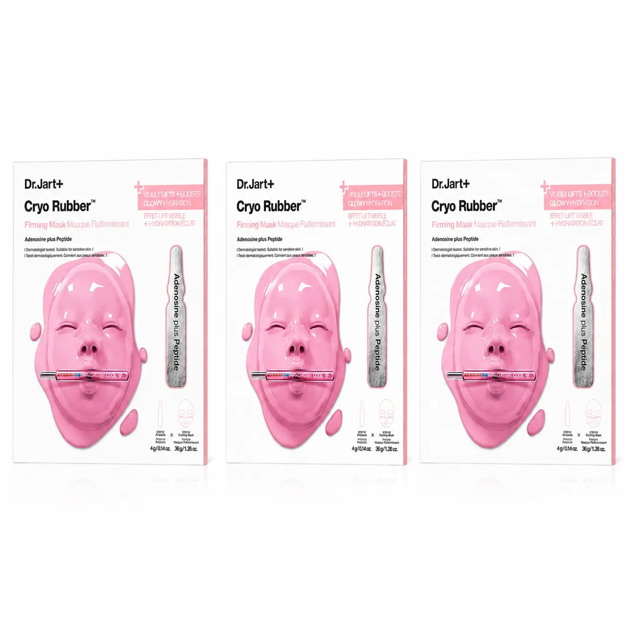 Dr.Jart+ Maschera rassodante in gomma Cryo Dr.Jart+ , confezione da 3