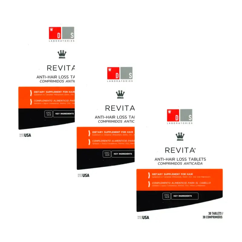Ds Laboratories Revita Compresse Anti-Capelli, Confezione 3 x 30 unità