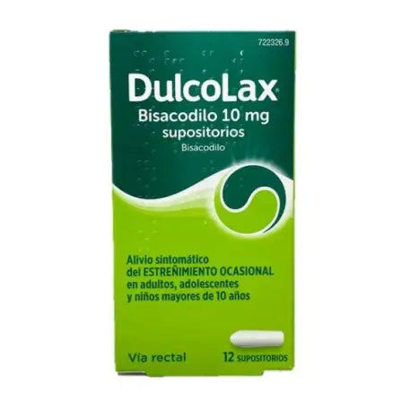 Dulcolax Bisacodyl 10 mg, 12 supposte