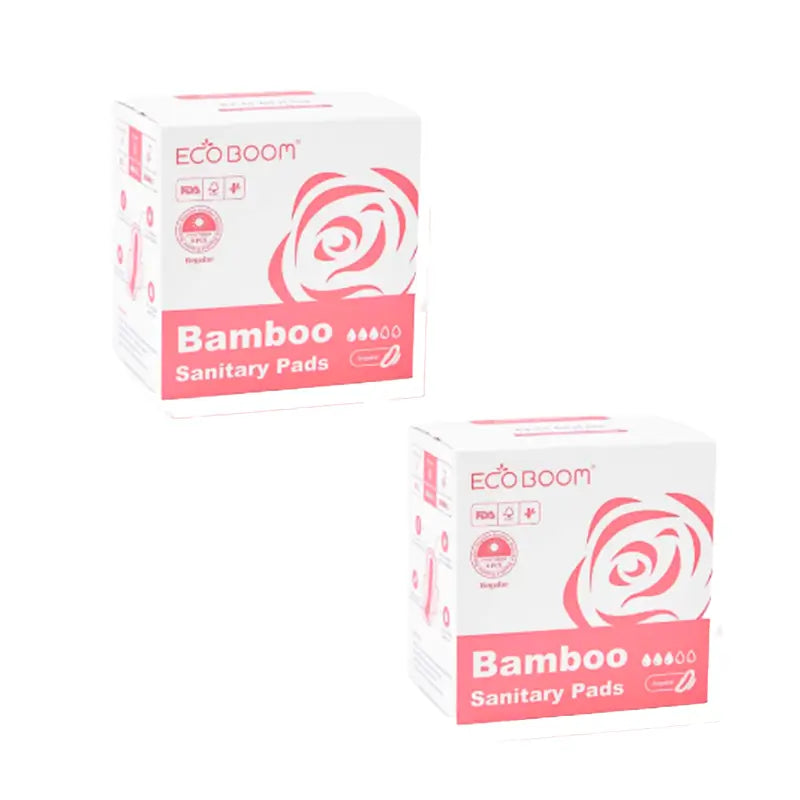 Eco Boom Pack Pads - Confezione giornaliera ad alto assorbimento - Regular, 2 X 8 pz.