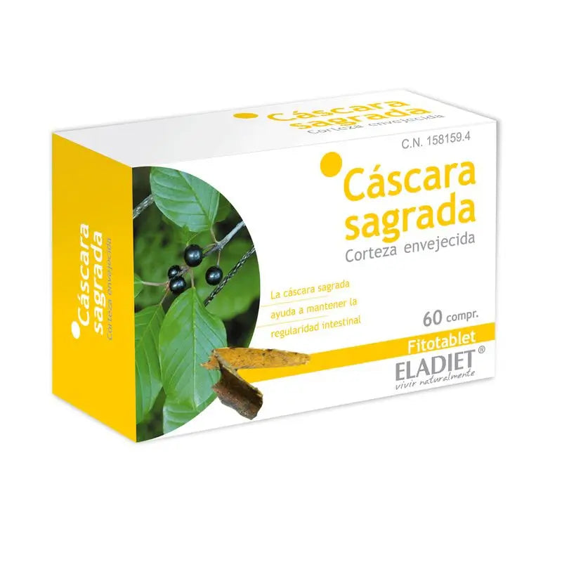 Eladiet Cascara Sagrada 300 Mg, 60 tablets