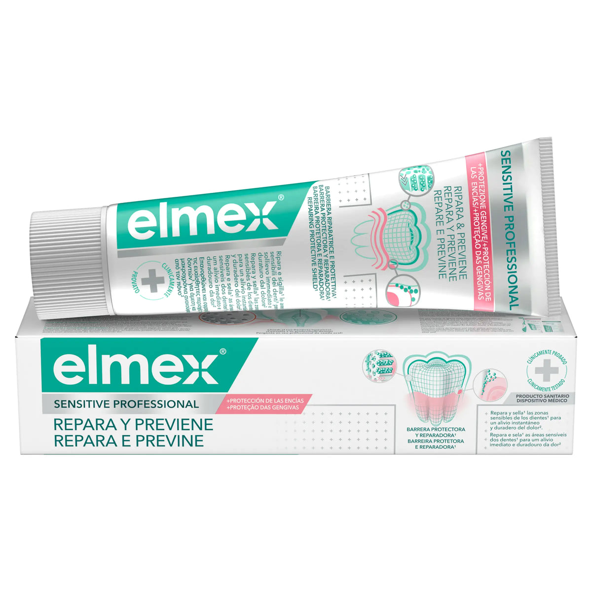 Elmex Sensitive Repair & Prevent Dentifricio, 75 ml
