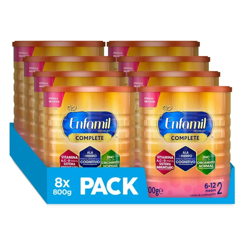 Enfamil Complete 2 Latte Formula, 8 X 800g
