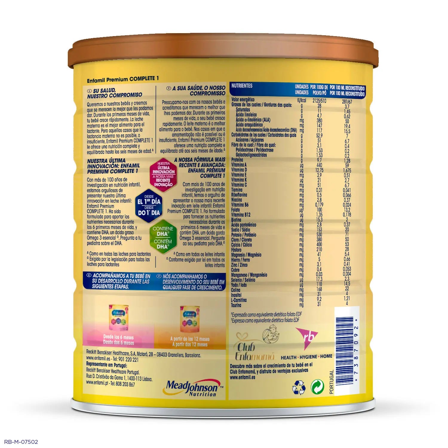 Enfamil Complete 1 Latte di avviamento, 800 g