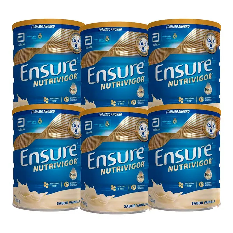 Ensure Nutrivigor Vaniglia in lattina, confezione da 6 x 850 grammi