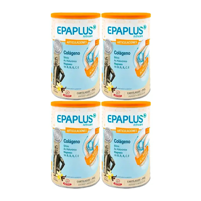 Epaplus Arthicare Collagen al gusto di vaniglia, confezione da 4 x 328 grammi