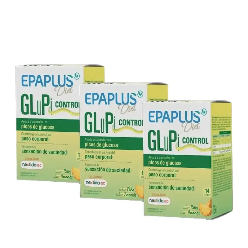 Epaplus Diet Glupi Control, 14 bustine, confezione da 3