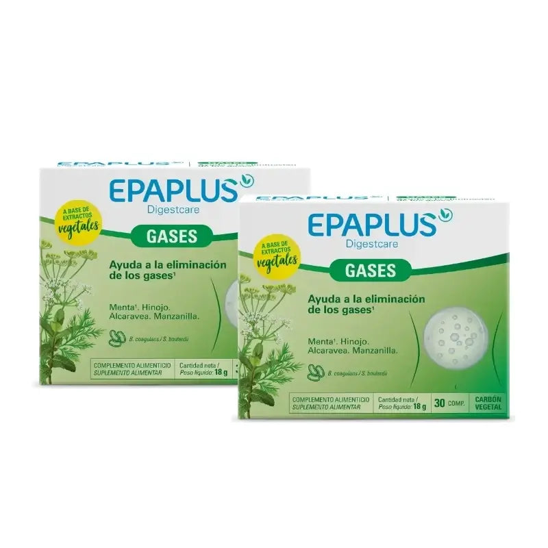 Epaplus Digestcare Gases, 30 compresse, confezione da 2