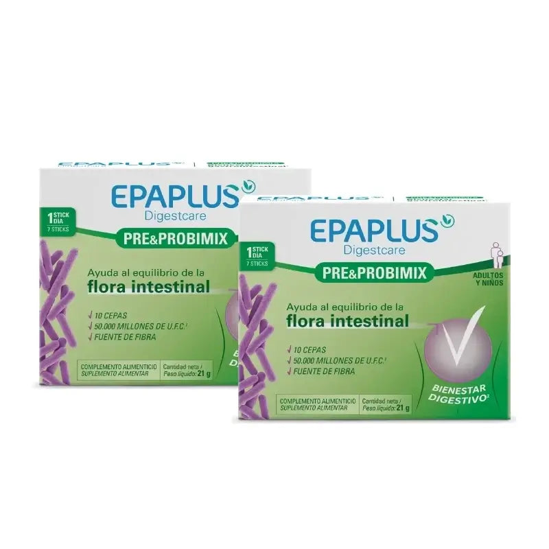 Epaplus Digestcare Pre&Probimix, 7 bustine, confezione da 2