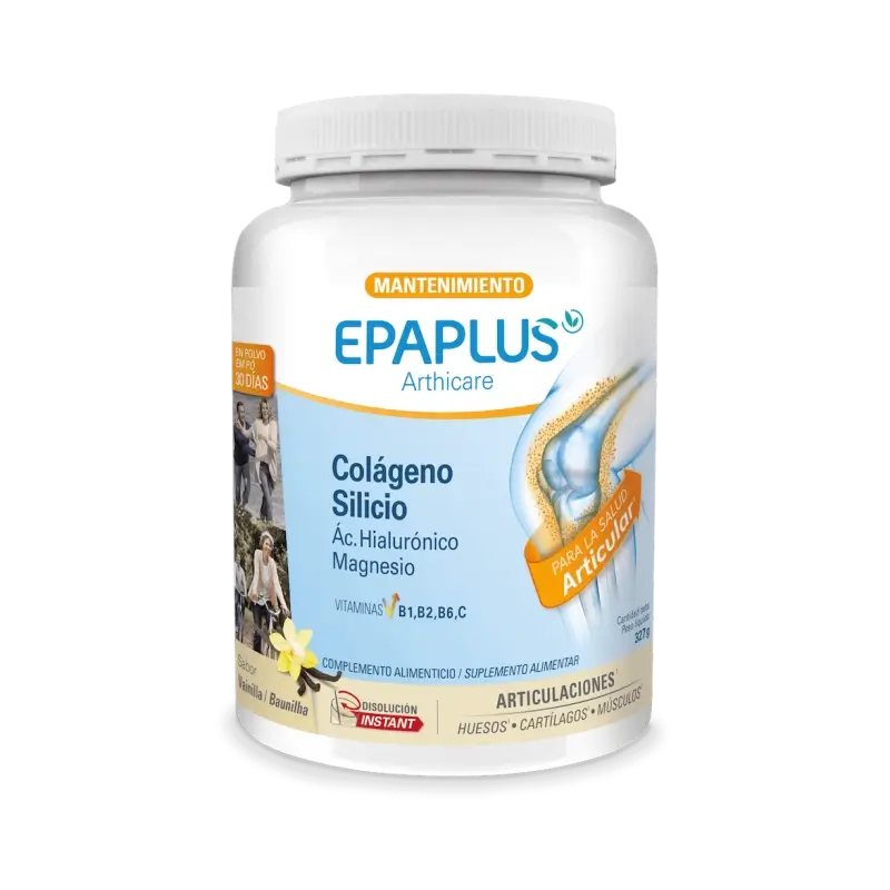 Epaplus Duplo Joints Collagene + Silice al gusto di vaniglia, 2x326 grammi