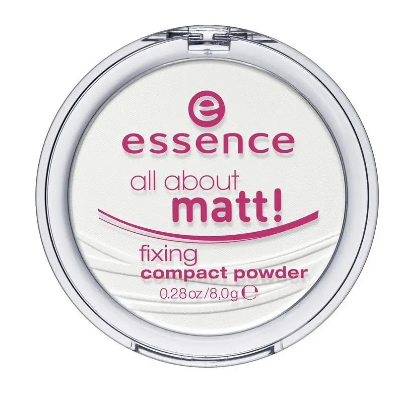 Essence All About Matt! Polvere compatta per l'impostazione, 8 g