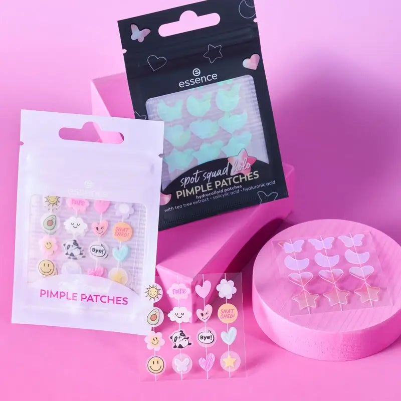 Essence Spot Squad Holo 10 Cerotti per brufoli, 24 pezzi