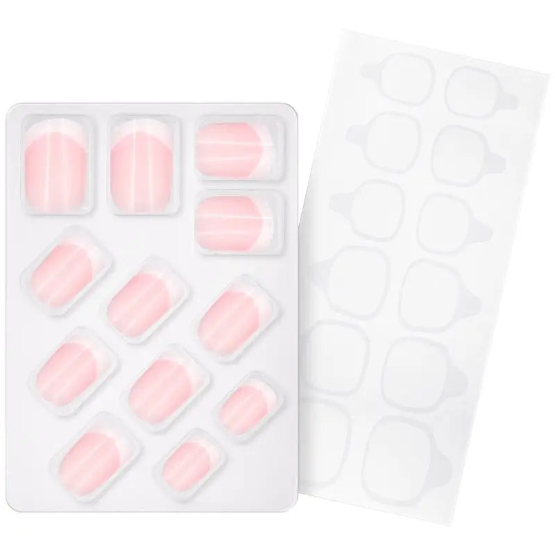 Unghie artificiali Essence Click-On French Manicure 01, 12 unità
