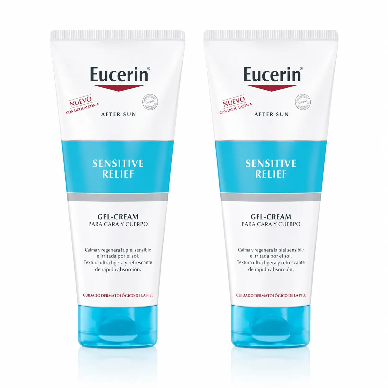 Eucerin Doposole Sollievo Sensibile Gel-Crema Sollievo Sensibile 200 Ml, confezione da 2