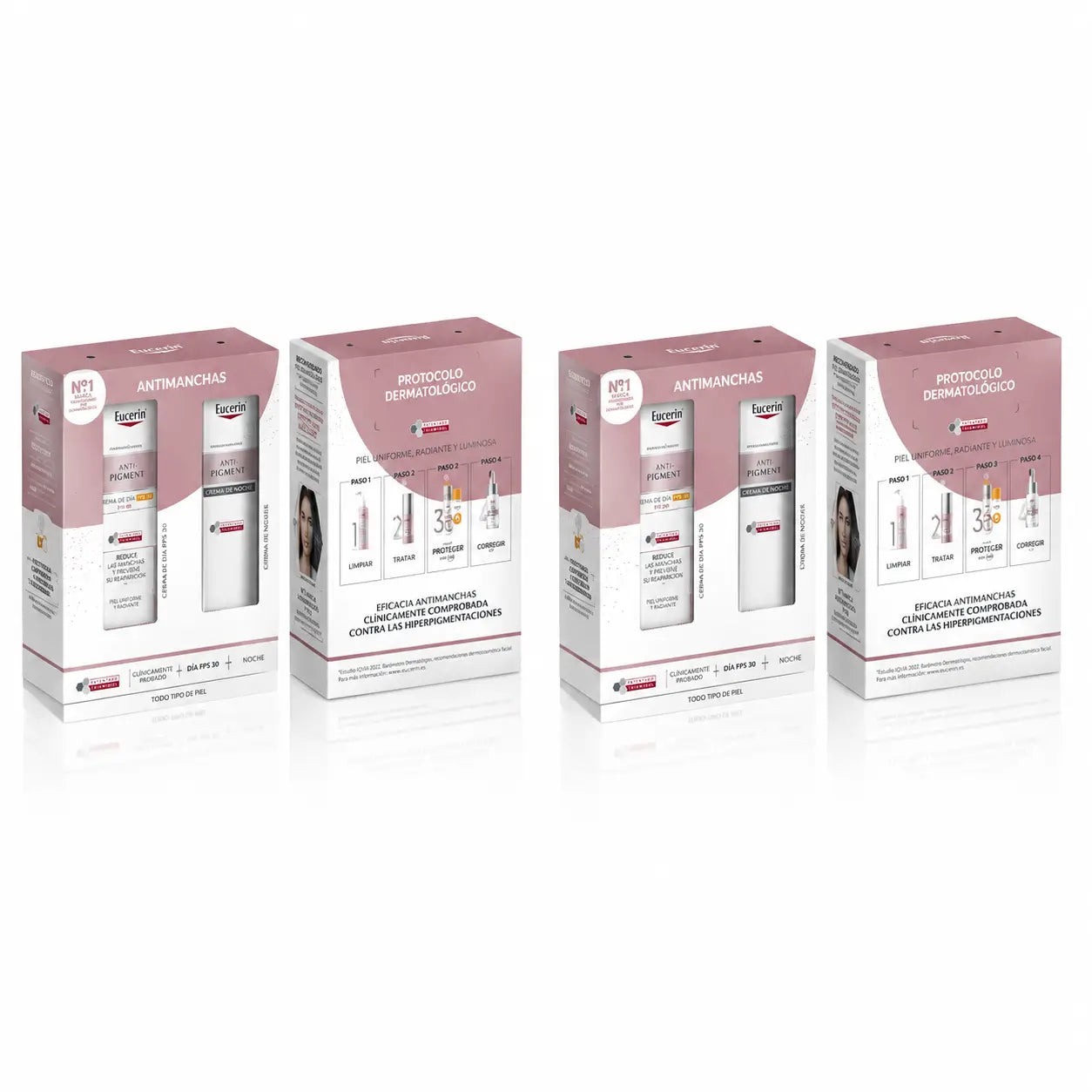 Eucerin Pack Anti-Pigment Dual Serum 30Ml + Day Cream Fps 30 50Ml, confezione da 2
