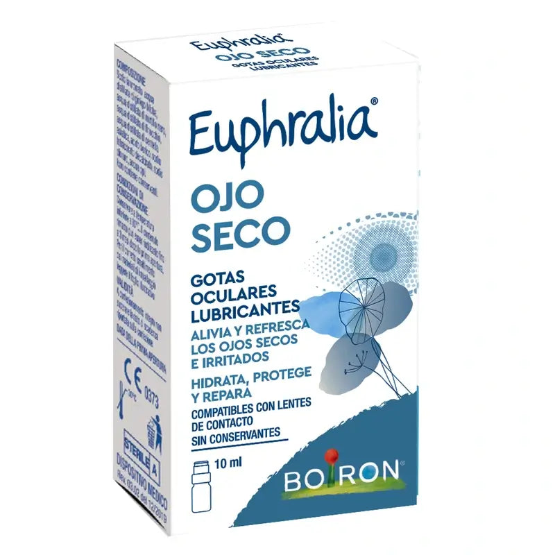 Euphralia Gocce oculari lubrificanti per occhi secchi , 10 ml