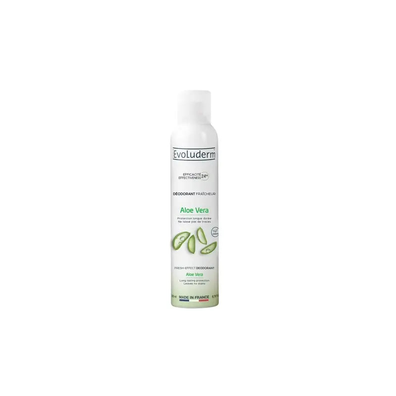 Evoluderm Aloe Vera Deodorante 24H, 200 ml