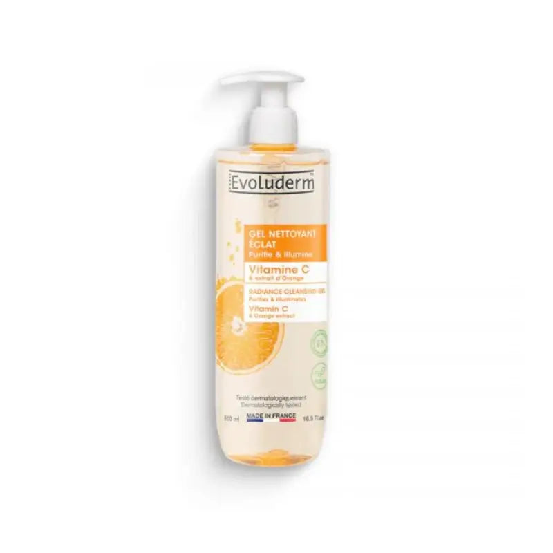Evoluderm Gel detergente alla vitamina C, 500 ml