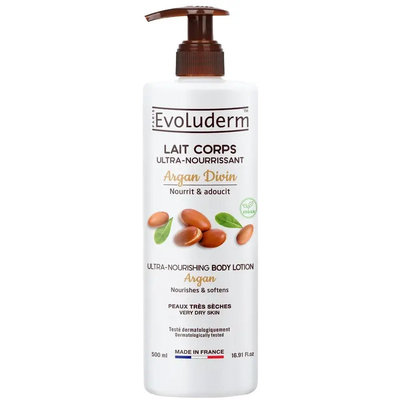 Evoluderm Argan Divin Lozione per il corpo, 500 ml