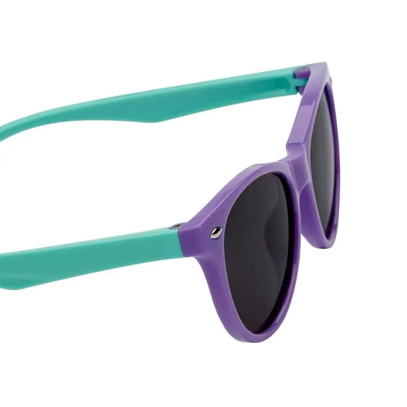 Farmamoda Occhiali da sole polarizzati per bambini Viola e Verde Ovale, 25 gr