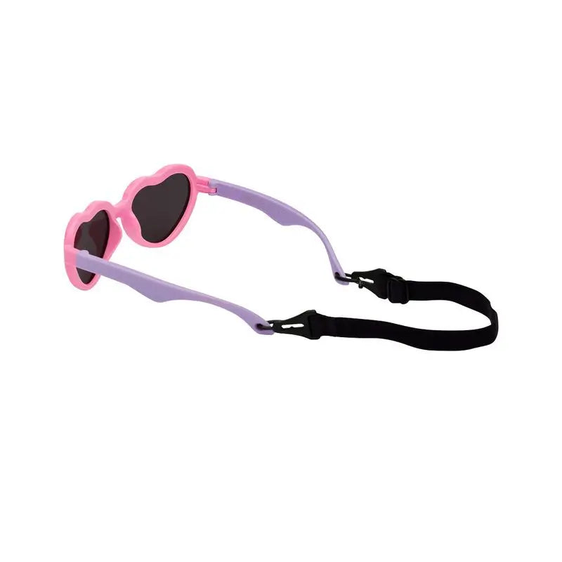 Farmamoda Occhiali da sole polarizzati per bambini rosa e lilla , 25 gr