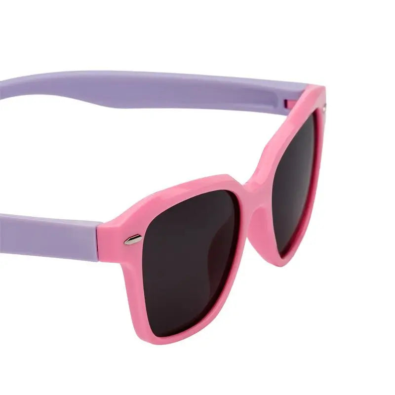 Farmamoda Occhiali da sole polarizzati per bambini rosa e viola , 25 gr