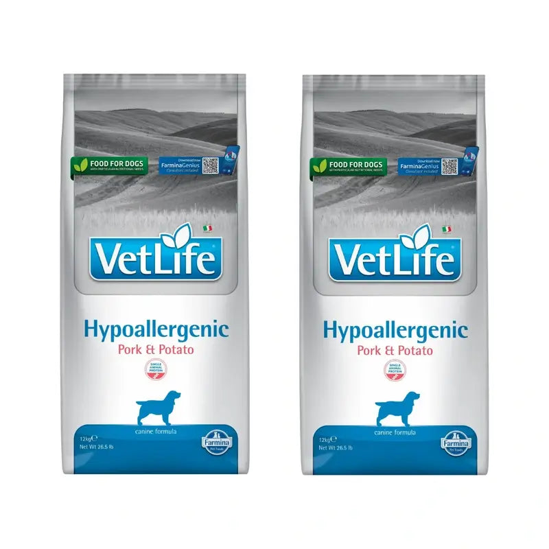 Farmina Vet Life Cat Hypoallergenic Pig Adult 1,5Kg, cibo per gatti, Confezione da 2