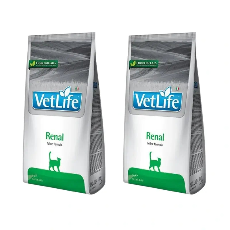 Farmina Vet Life Cat Renal 2Kg, cibo per gatti, Confezione da 2