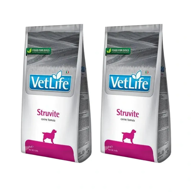 Farmina Vet Life Dog Struvite 2Kg, Cibo per cani, Confezione da 2