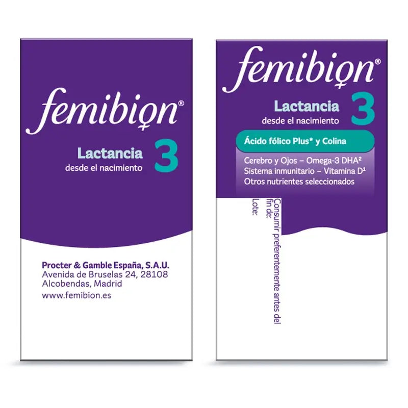 Femibion 3 Allattamento Gravidanza con acido folico e vitamine, 3 x 28 compresse