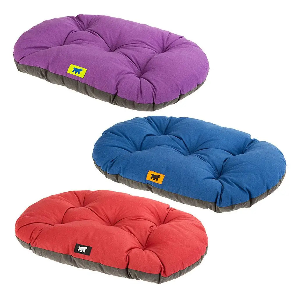 Ferplast Relax Bed 55 4 Cushion Red Purple Blue
