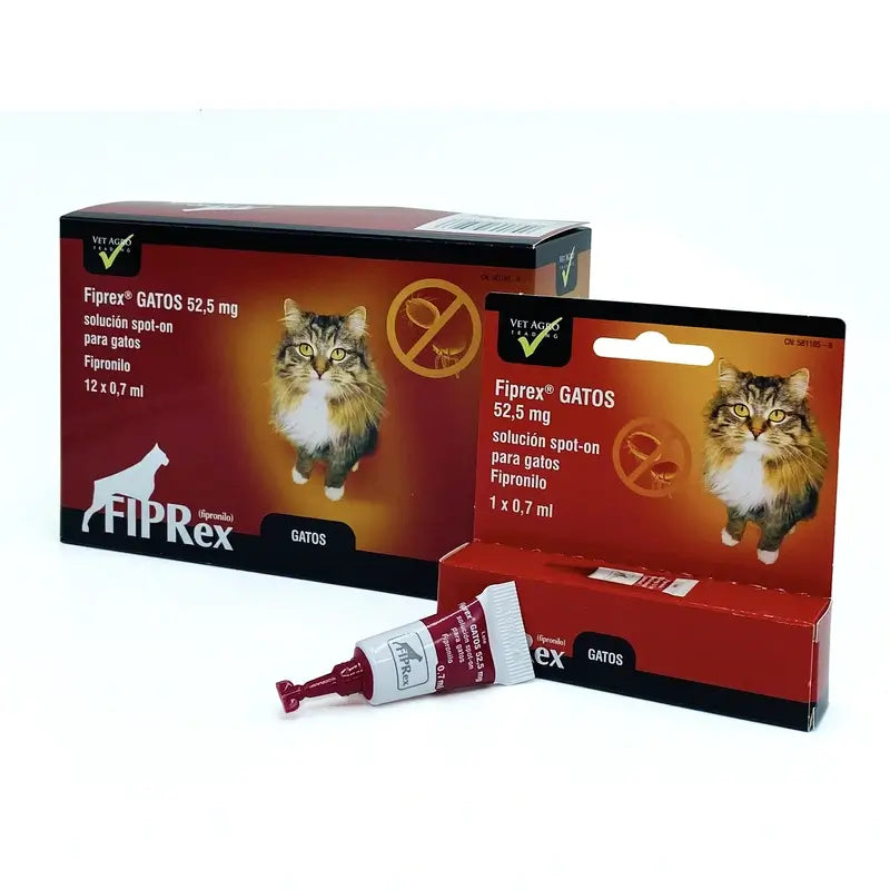 Prodotto chimico Fiprex Cat, 12 pipette