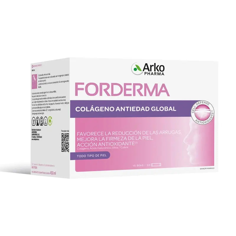 Arkopharma Forderma Global Anti-Aging, 30 Drinkable Sticks