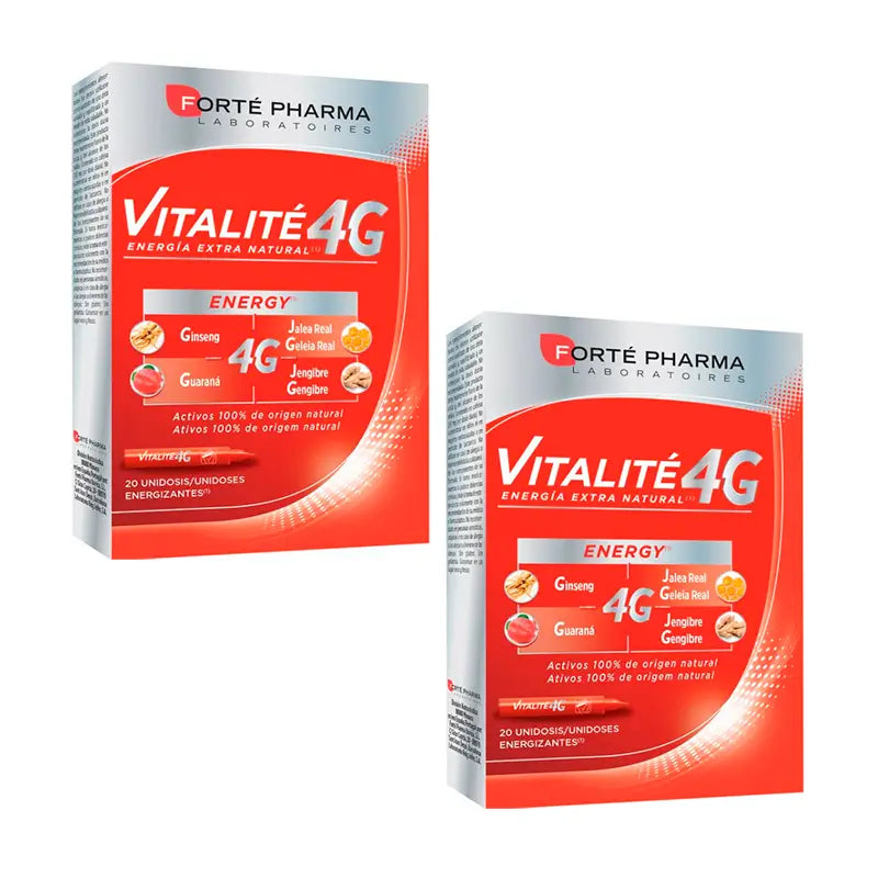 Forté Pharma Duplo Energy Vitalite 4 g, 2 x (20 dosi singole x 10 ml)