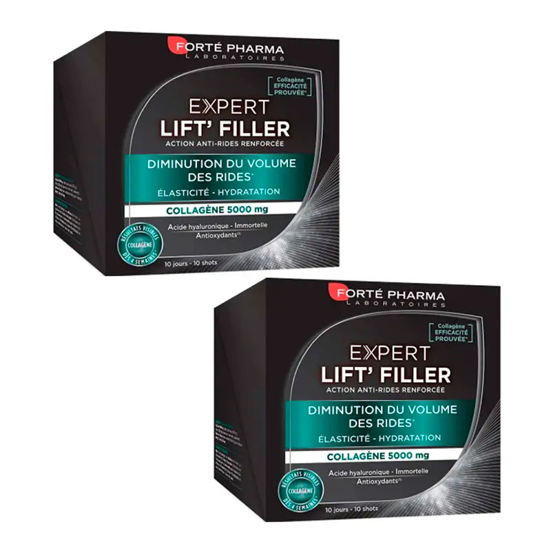 Forté Pharma Duplo Expert Lift Filler Volume Diminisher, 2 x 300 ml
