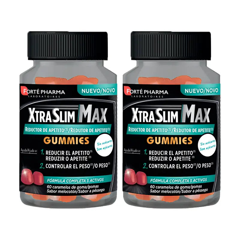 Forté Pharma Duplo Xtraslim Max Reducer Gumm 2 x 60 Caramelle